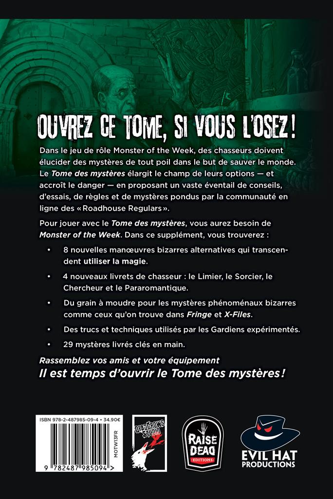 MotW : Tome des Mystères