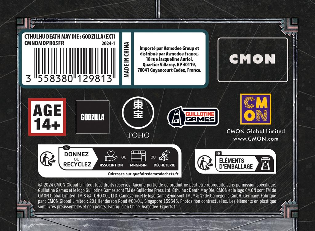 Cthulhu Death May Die : Godzilla (Ext) Cthulhu Death May Die : Godzilla (Ext)