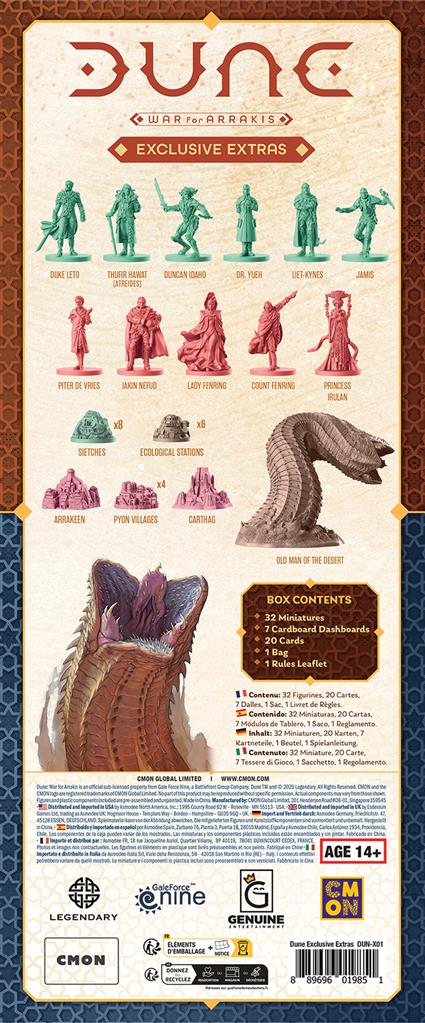 Dune : Matériel Exclusif Dune : Matériel Exclusif