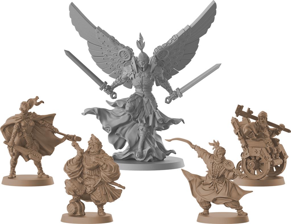 Massive Darkness 2 : Bardes&Ingénieurs VS L'Ange. Massive Darkness 2 : Bardes&Ingénieurs VS L'Ange.