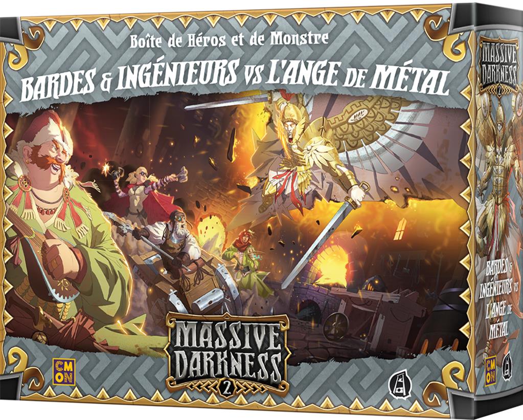 Massive Darkness 2 : Bardes&Ingénieurs VS L'Ange. Massive Darkness 2 : Bardes&Ingénieurs VS L'Ange.
