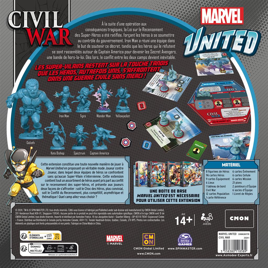 Marvel United : Civil War Marvel United : Civil War