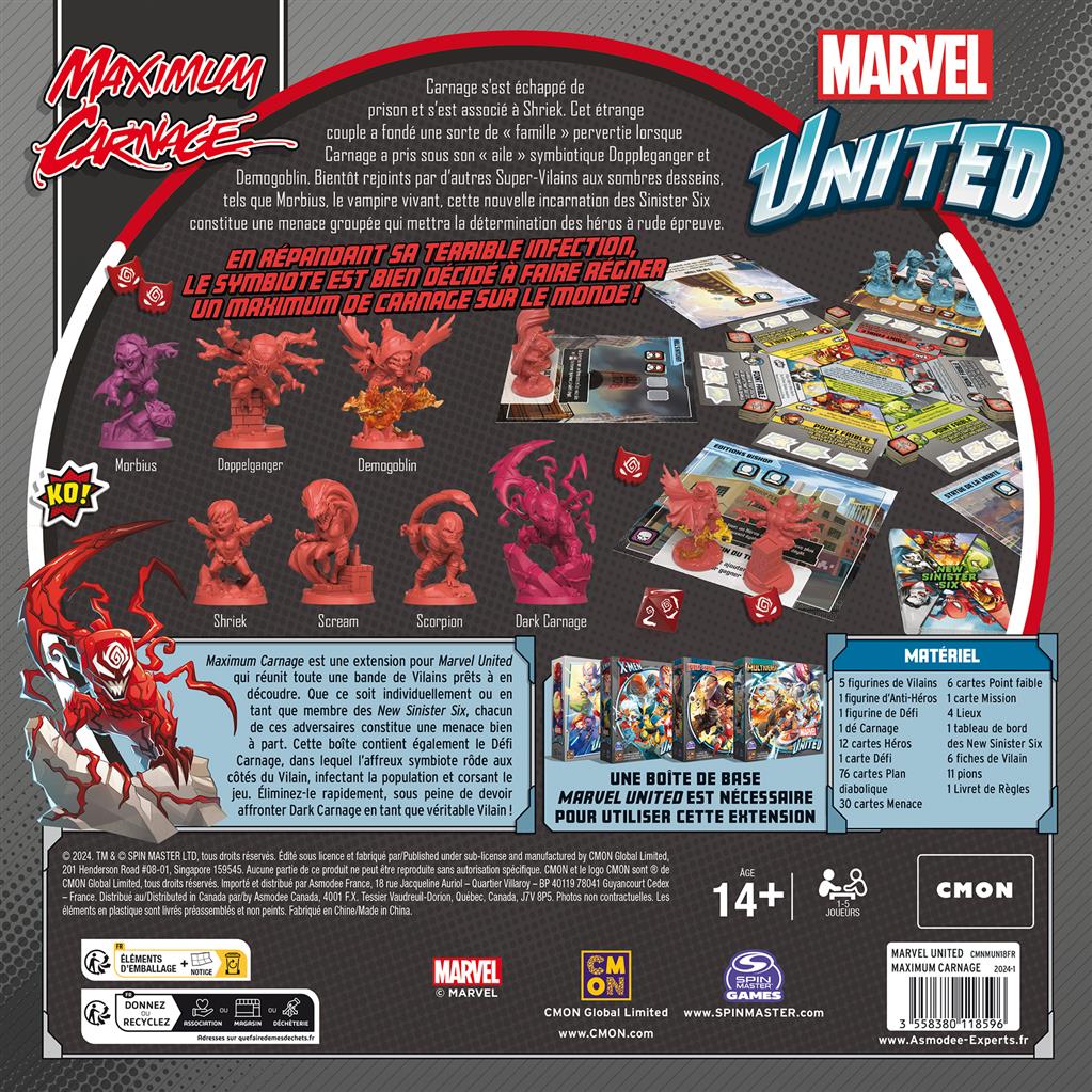 Marvel United : Maximum Carnage Marvel United : Maximum Carnage