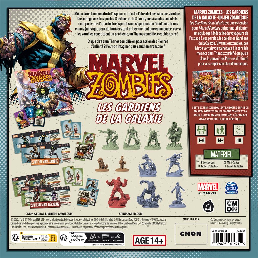 Marvel Zombies : Guardians of the Galaxy Set Marvel Zombies : Guardians of the Galaxy Set