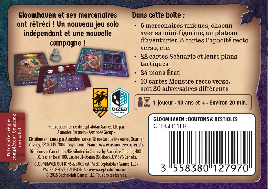 Gloomhaven : Boutons & Bestioles Gloomhaven : Boutons & Bestioles