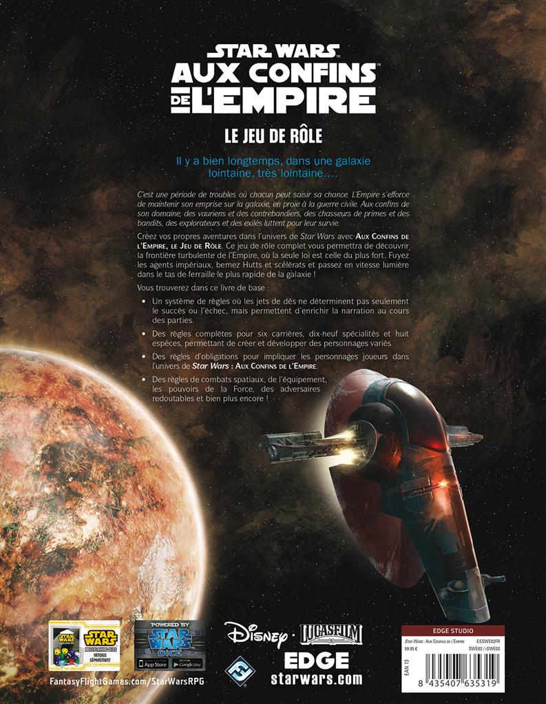 Star Wars JdR : Aux Confins de l'Empire