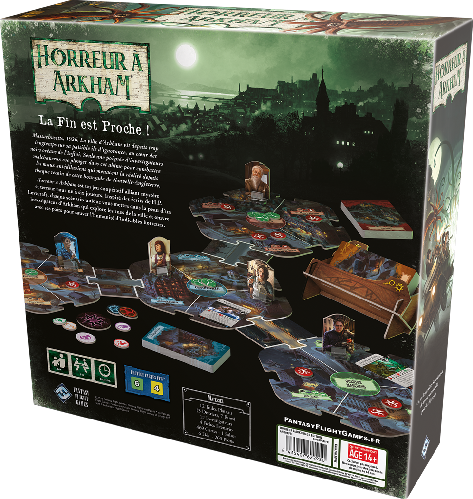 Horreur à Arkham V3 : Jeu de Plateau Horreur à Arkham V3 : Jeu de Plateau