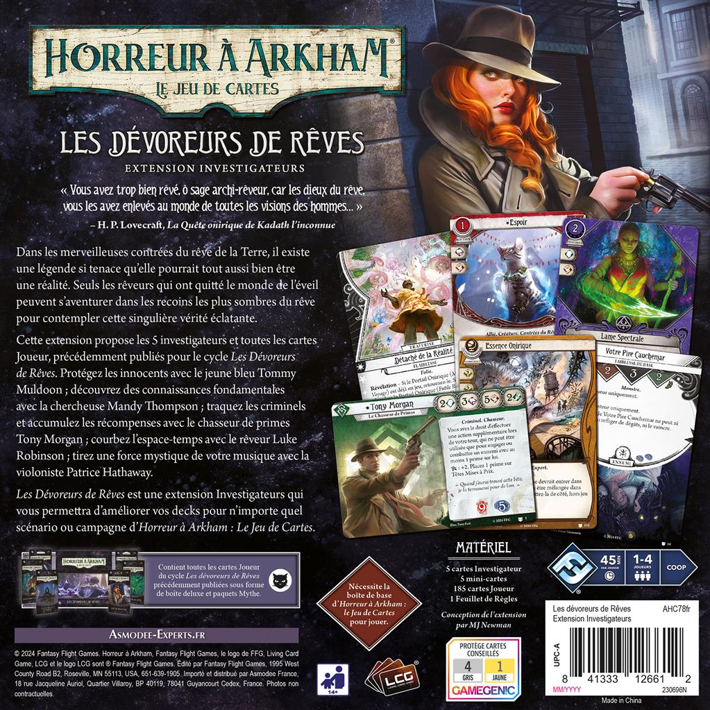 Arkham JCE: Les Dévoreurs de Rêves (Investigateur) Arkham JCE: Les Dévoreurs de Rêves (Investigateur)