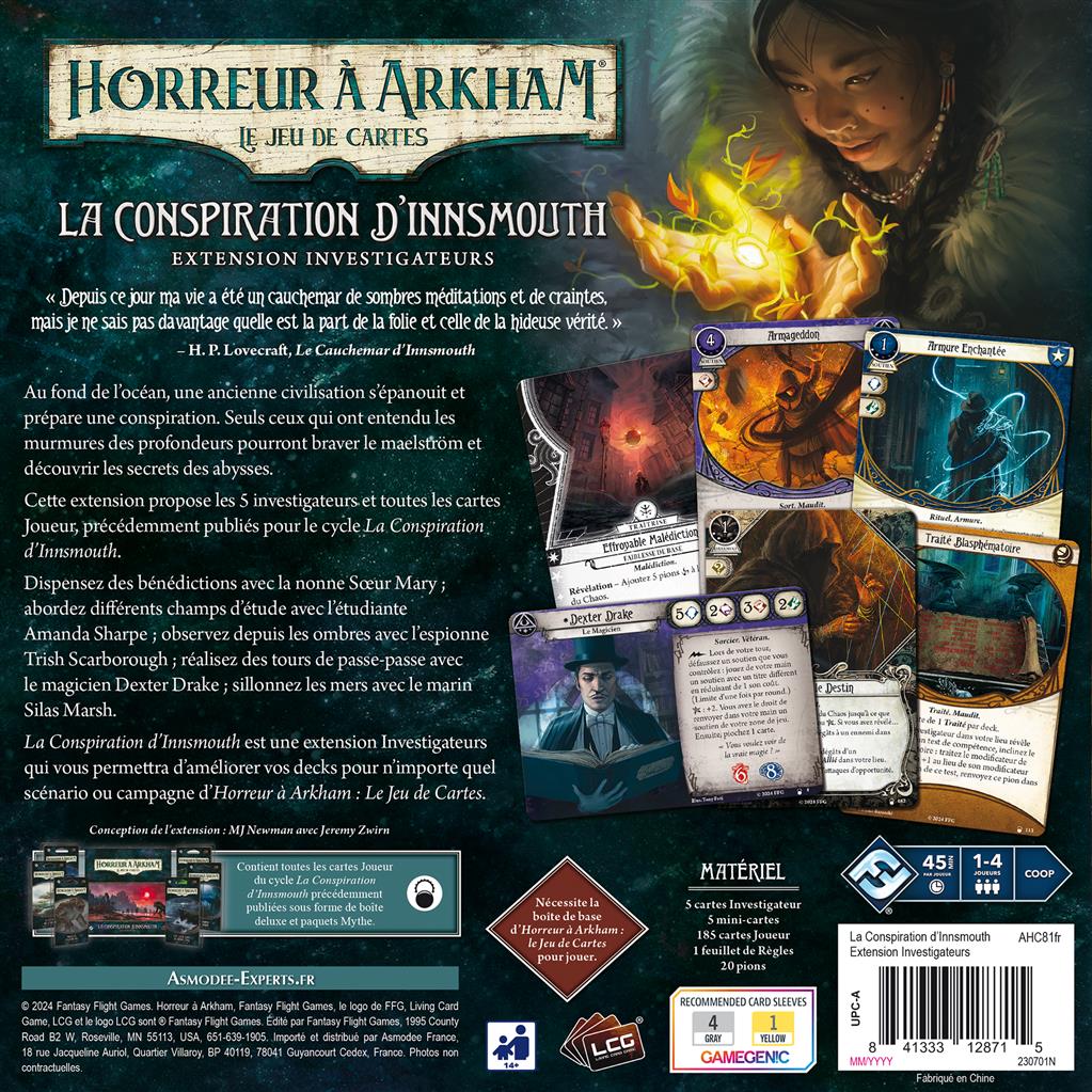 Arkham JCE : La Conspiration d’Innsmouth (Invest.) Arkham JCE : La Conspiration d’Innsmouth (Invest.)