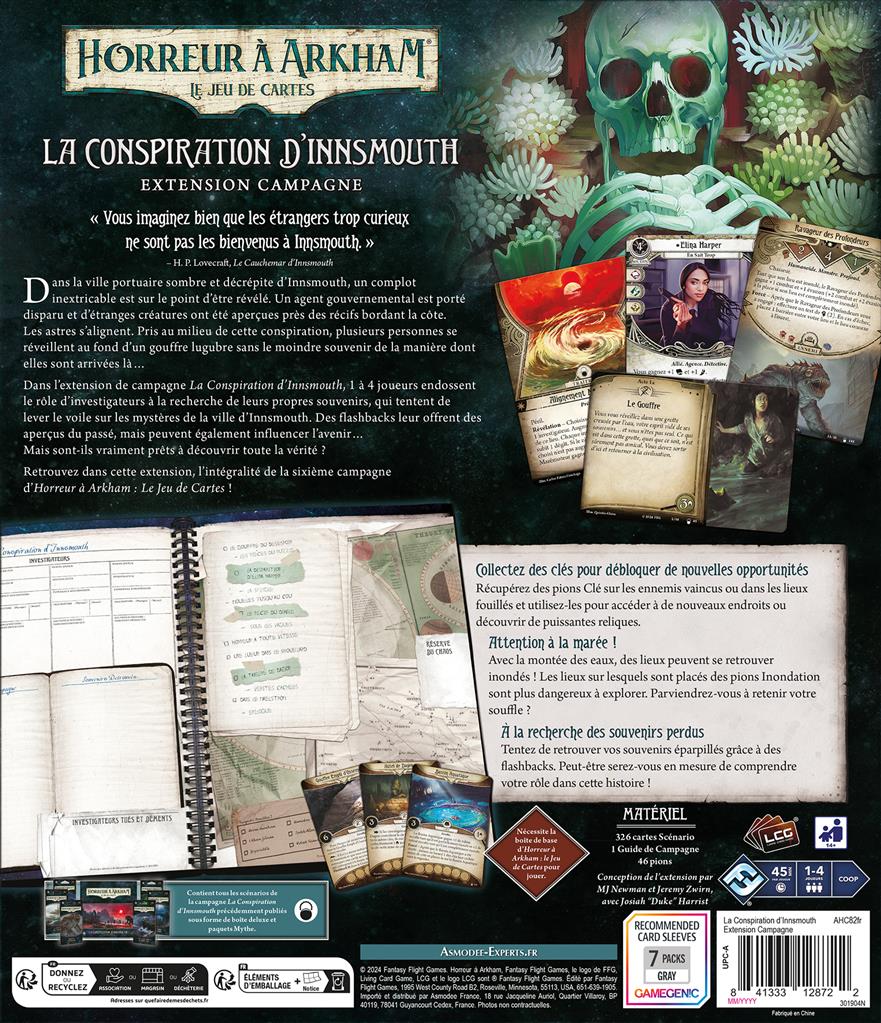 Arkham JCE : La Conspiration d’Innsmouth (Camp.) Arkham JCE : La Conspiration d’Innsmouth (Camp.)