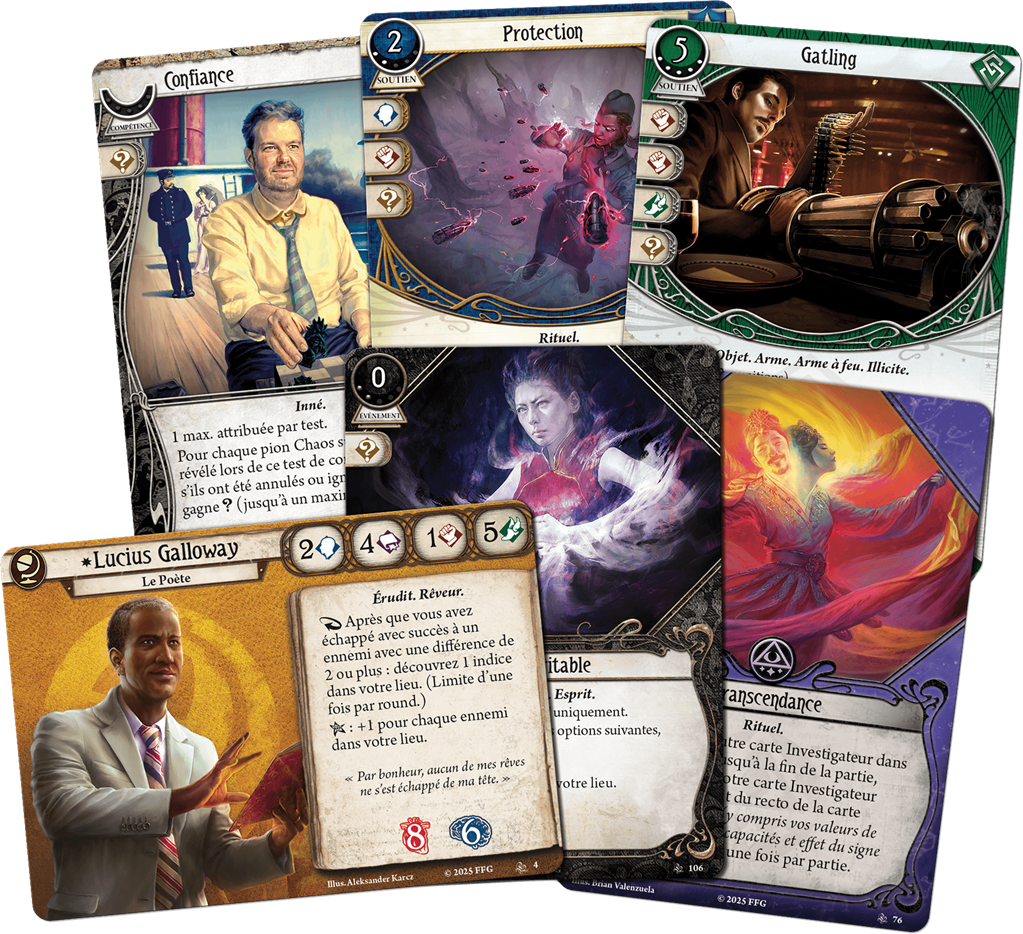 Arkham JCE : La Cité Engloutie (Investigateurs) Arkham JCE : La Cité Engloutie (Investigateurs)