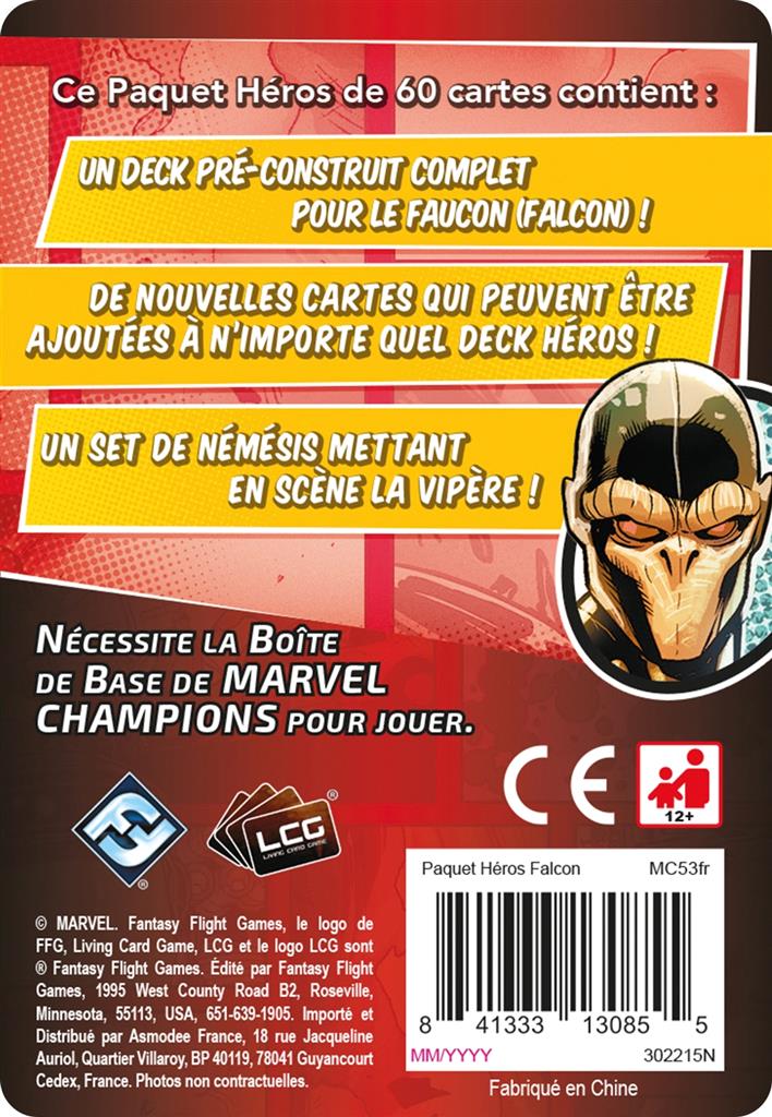 Marvel Champions : Falcon Marvel Champions : Falcon
