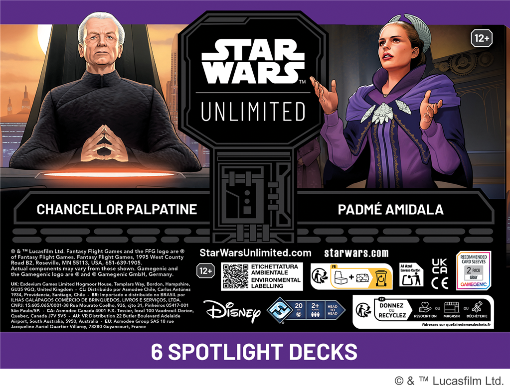 SWU : Secrets of Power Decks 1J (6) EN SWU : Secrets of Power Decks 1J (6) EN