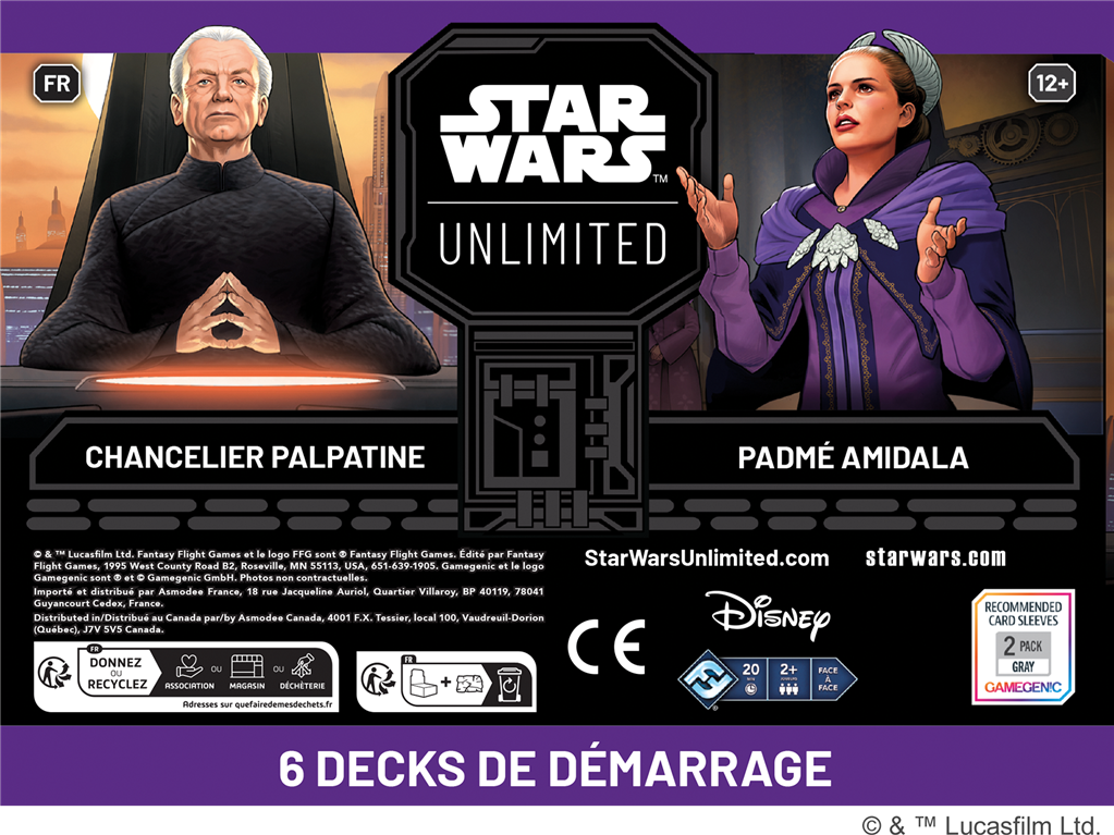 SWU : Secrets du Pouvoir Decks 1J (6)