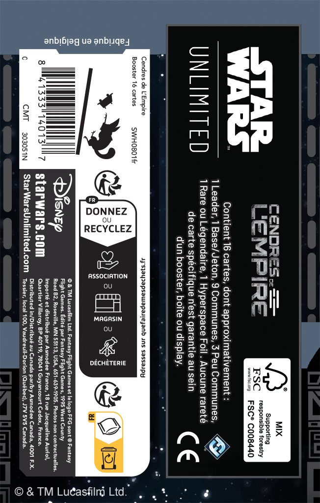 SWU : Cendres de l'Empire Boost. (24) FR