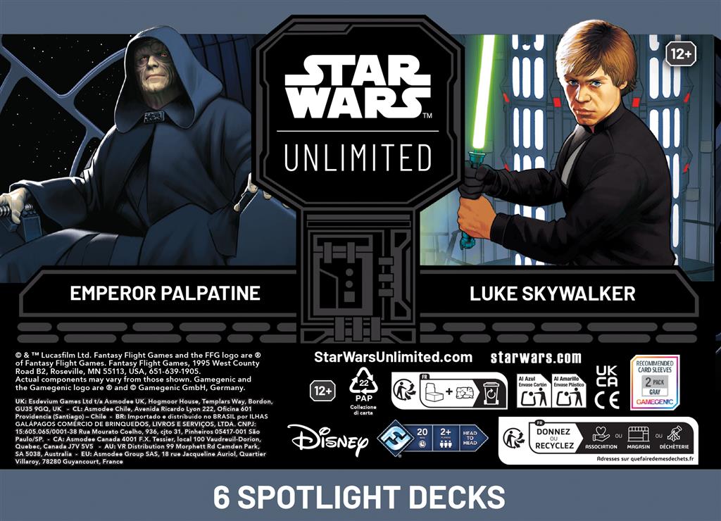 SWU : Ashes of the Empire Deck Display (6) EN