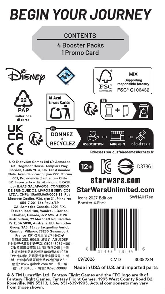 SWU : Icons 4-pack Blister EN