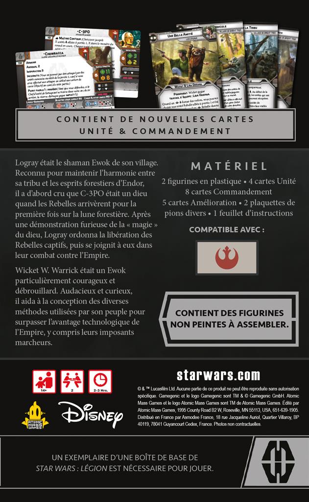 SW Légion : Logray & Wicket (Commander)