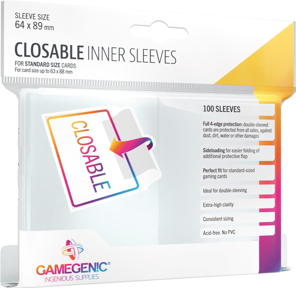 GG : 100 Closable Inner Sleeves