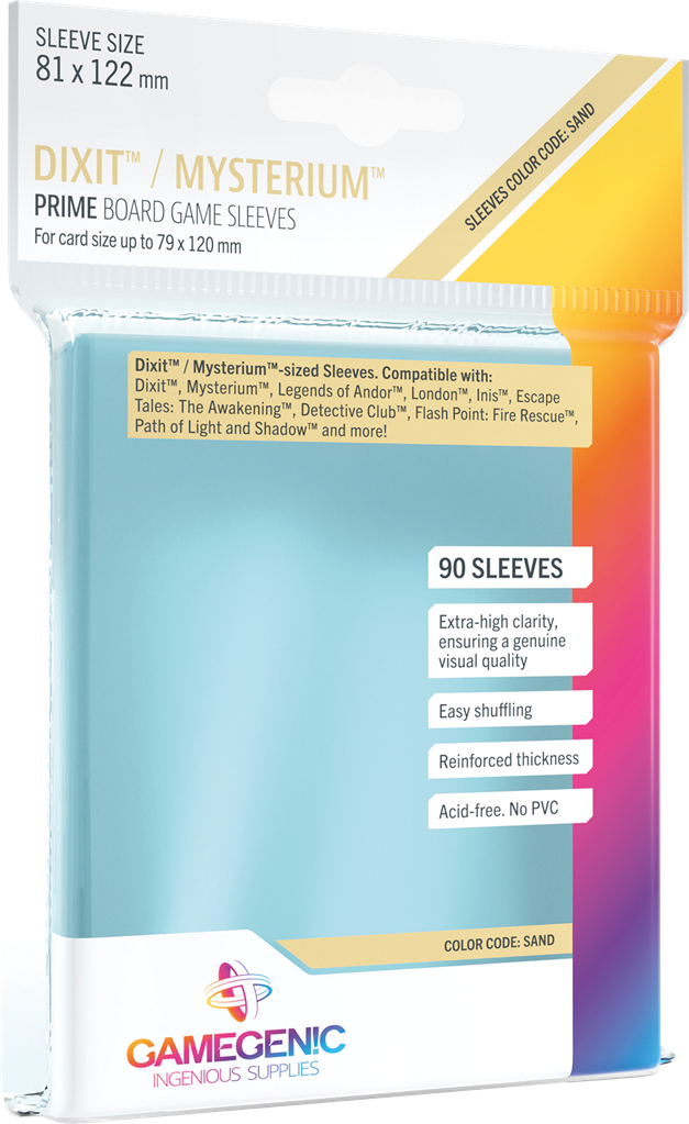GG : Board Game Sleeves Tarot Clear Matte