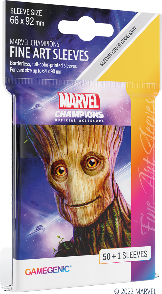 GG : 50 sleeves Marvel Champions FINE ART Groot