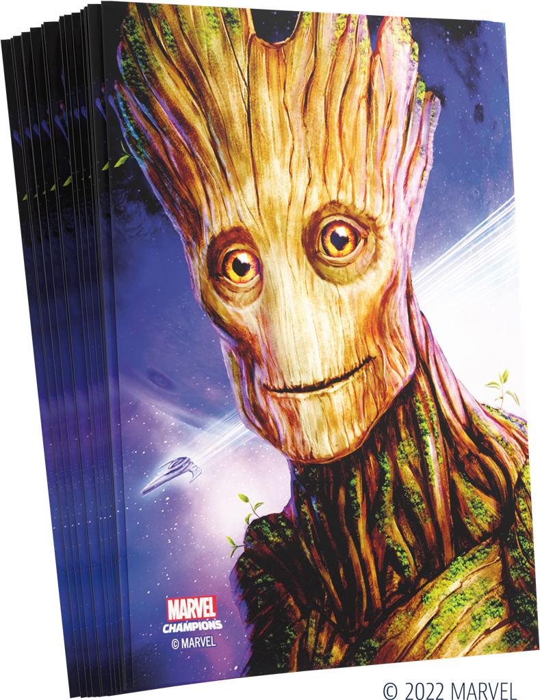 GG : 50 sleeves Marvel Champions FINE ART Groot