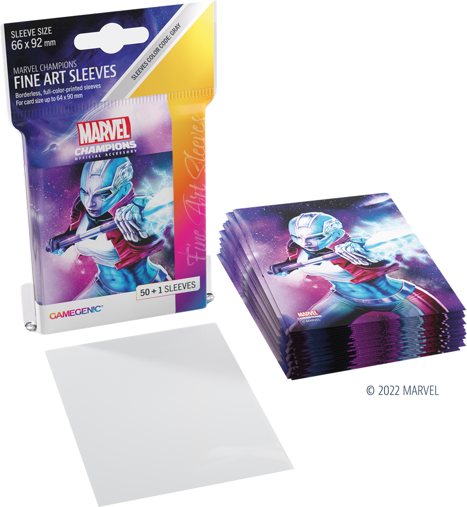 GG : 50 sleeves Marvel Champions FINE ART Nebula