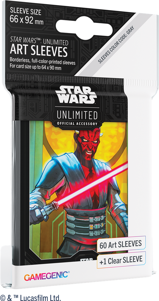 GG : SW Unlimited Art Sleeves : Darth Maul GG : SW Unlimited Art Sleeves : Darth Maul