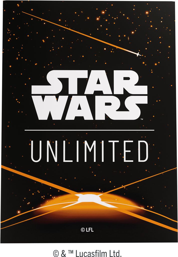 GG : SWU Art Sleeves - Card Back Orange