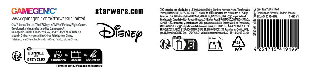 GG: SWU Art Sleeves - Padme GG: SWU Art Sleeves - Padme