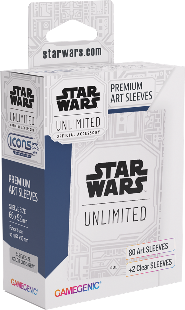 GG: SWU Premium Art Sleeves - Unlimited White