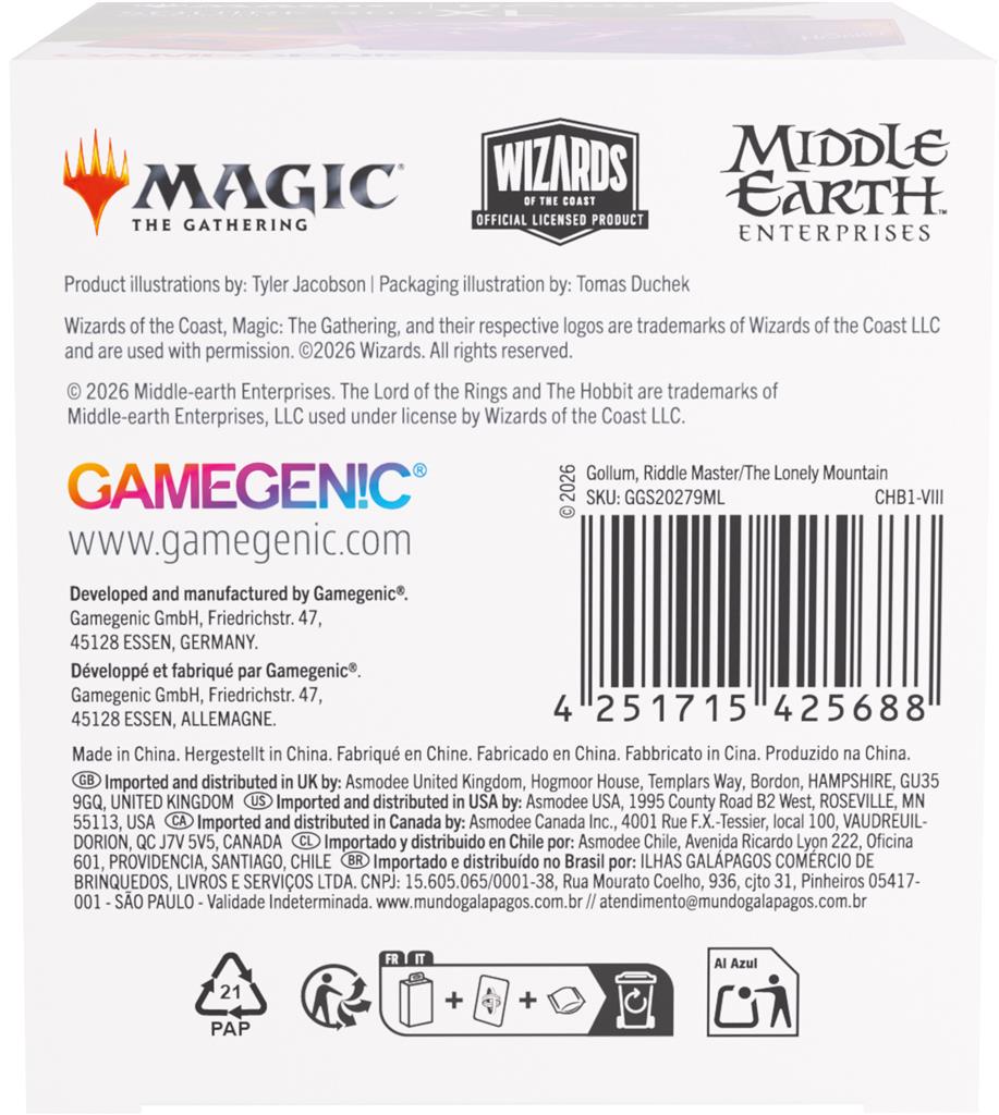 GG: MTG Hobbit Squire 80+ XL - Gollum/Mountain