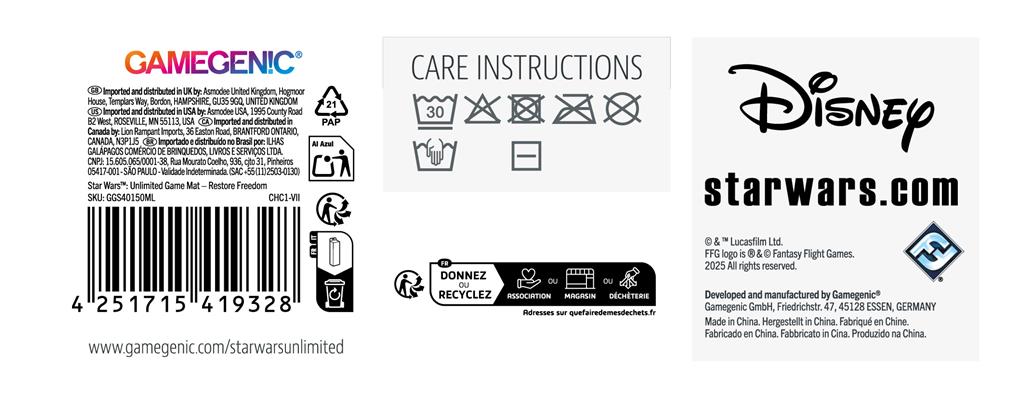 GG: SWU Playmat - Restore Freedom GG: SWU Playmat - Restore Freedom