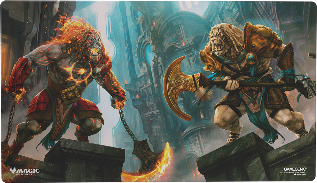 GG : MTG FRA Shiny Playmat - Ajani