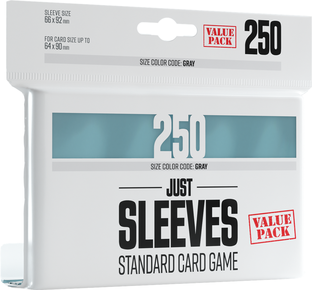 GG : 250 Just Sleeves - Value Pack Clear
