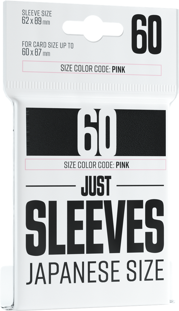 GG : 60 Just Sleeves - Japanese Size Black