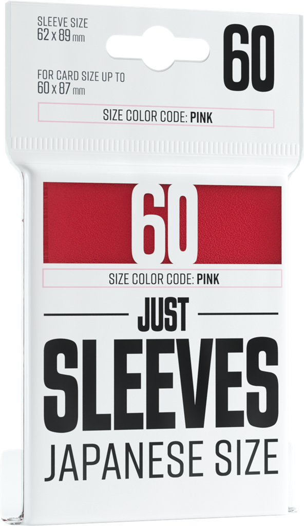 GG : 60 Just Sleeves - Japanese Size Red