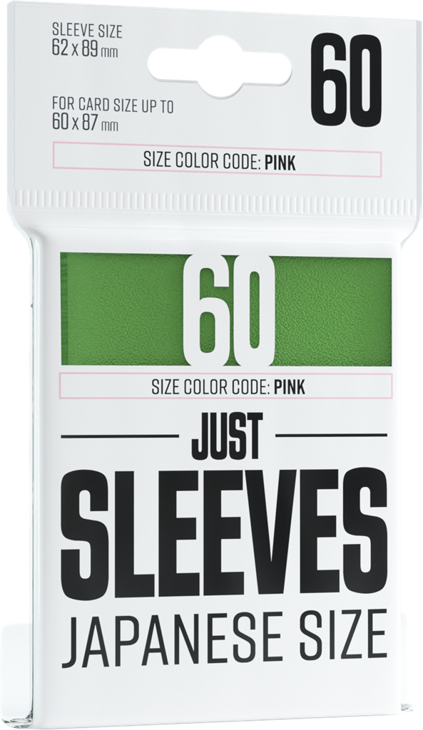 GG : 60 Just Sleeves - Japanese Size Green