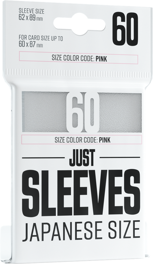 GG : 60 Just Sleeves - Japanese Size White