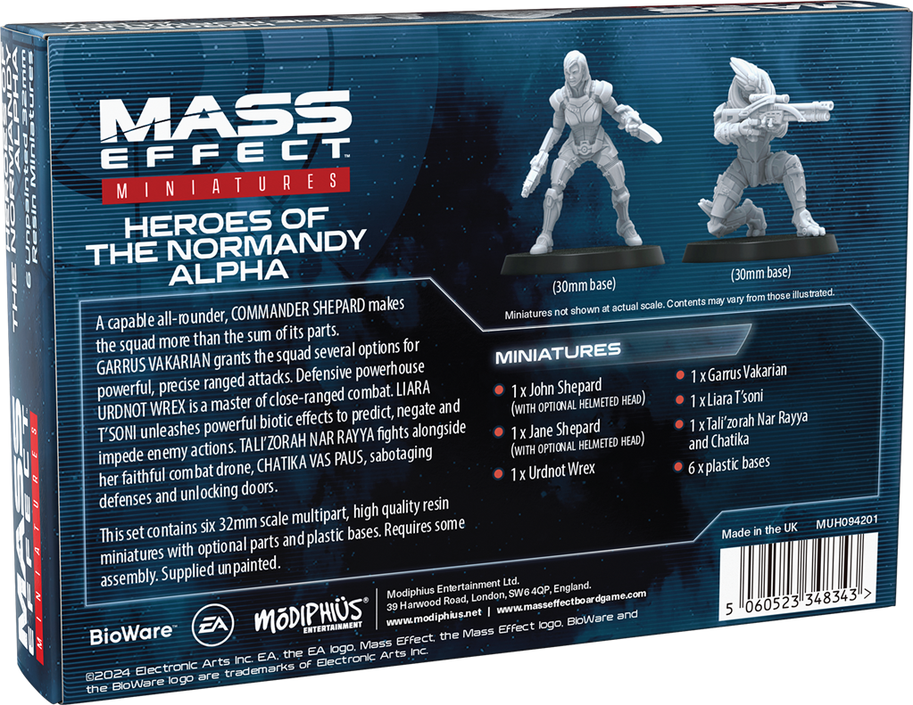 ME: Heroes of the Normandy Alpha (Resin Set) ME: Heroes of the Normandy Alpha (Resin Set)