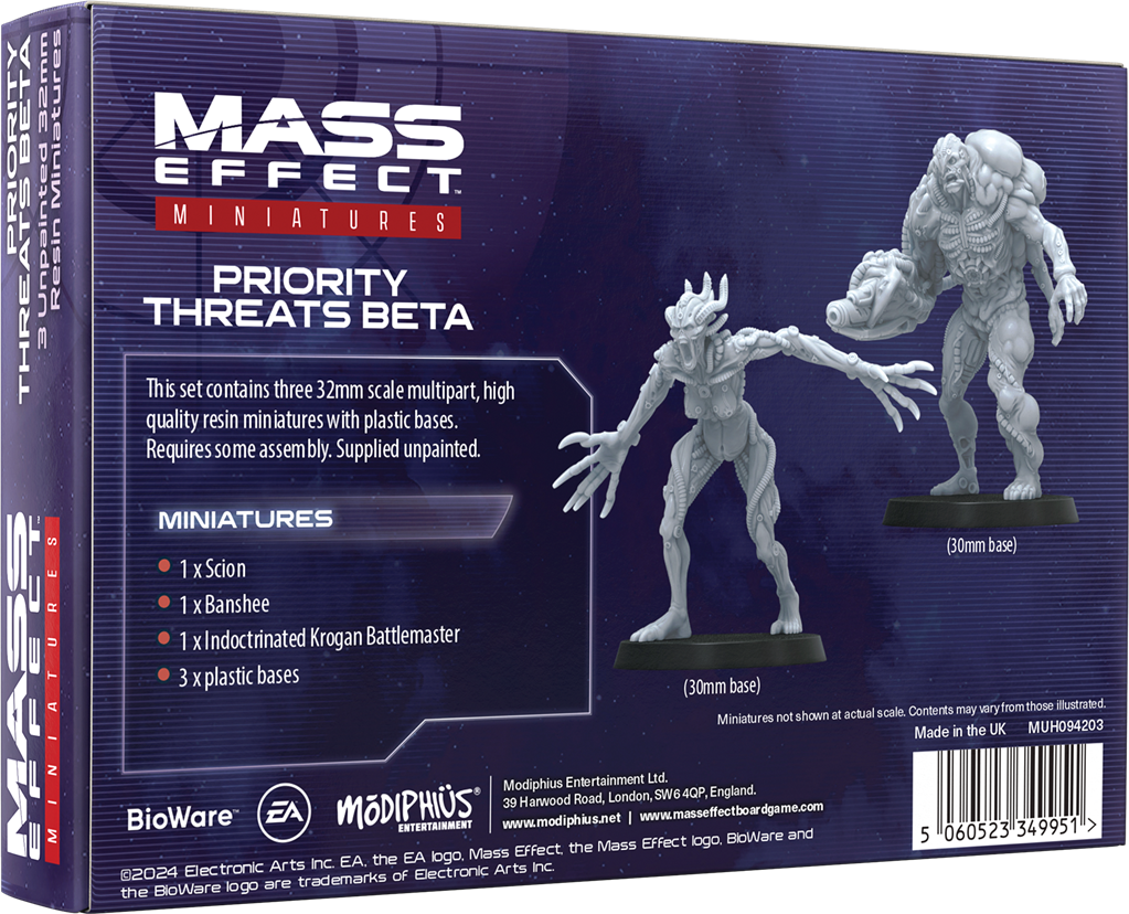 ME: Prioriy Threats Beta (Resin Set) EN ME: Prioriy Threats Beta (Resin Set) EN