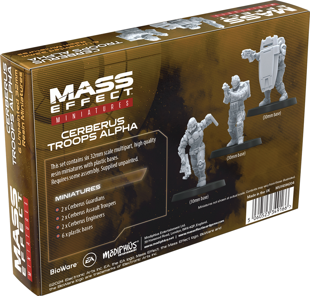 ME: Cerberus Forces Alpha (Resin Set) EN ME: Cerberus Forces Alpha (Resin Set) EN