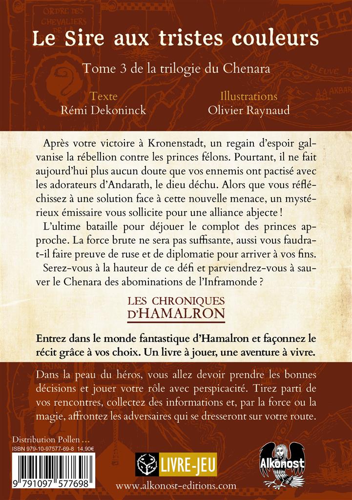 Les Chro. d'Hamalron 3: Le Sire aux tristes couleu