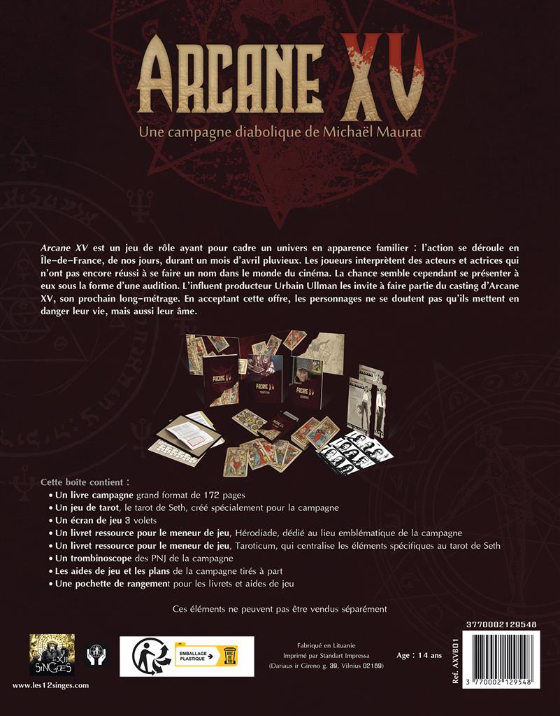 Arcane XV (jeu campagne) Arcane XV (jeu campagne)