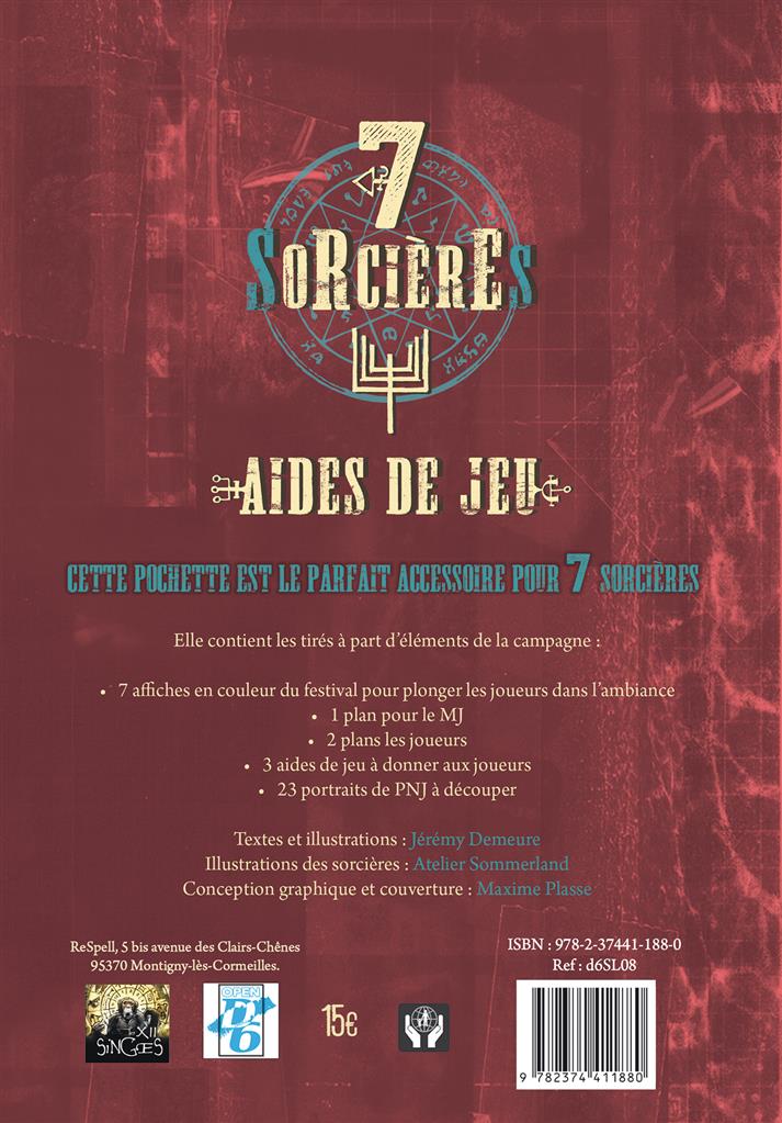 7 Sorcières : Aides de jeu 7 Sorcières : Aides de jeu