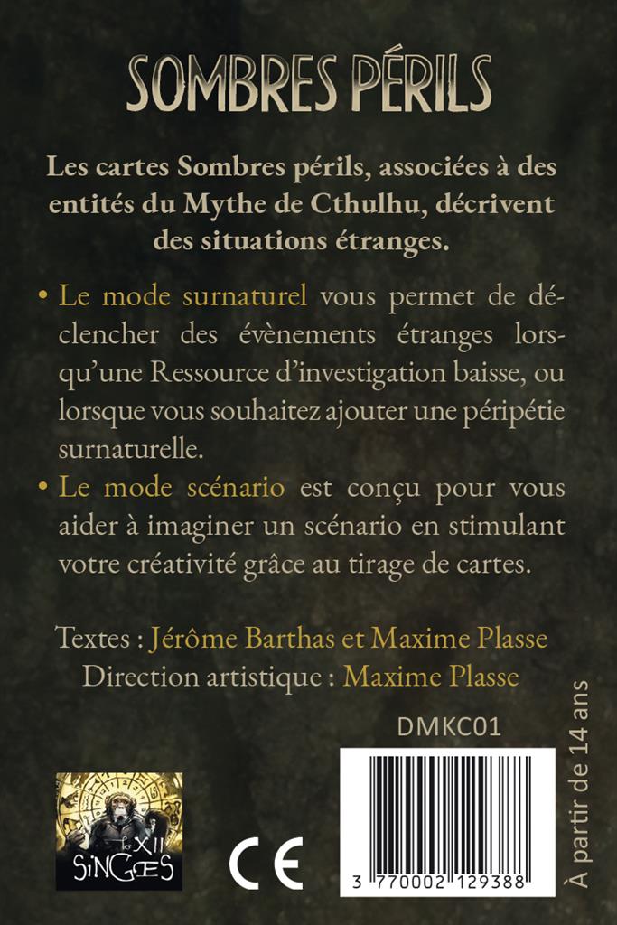 Cthulhu Hack : Sombres périls  Cthulhu Hack : Sombres périls