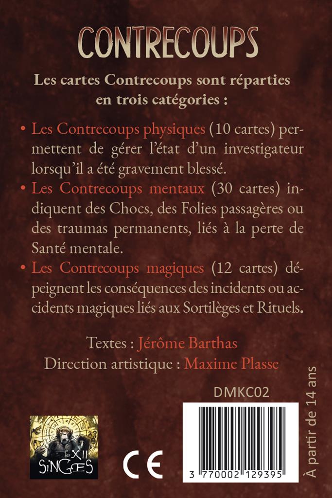 Cthulhu Hack : Contrecoups Cthulhu Hack : Contrecoups