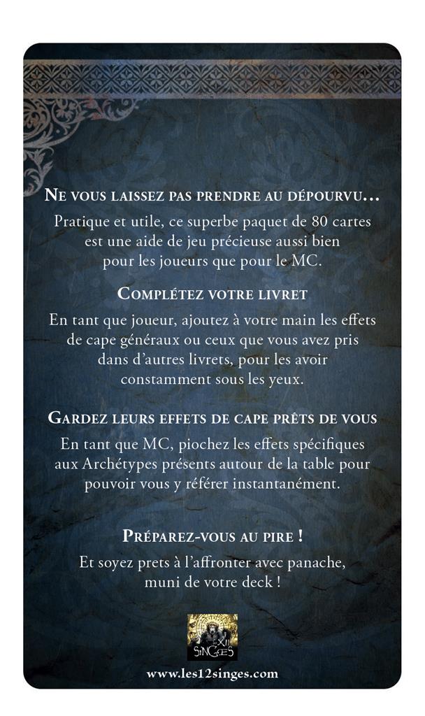 Noblesse Oblige : Effets de Capes