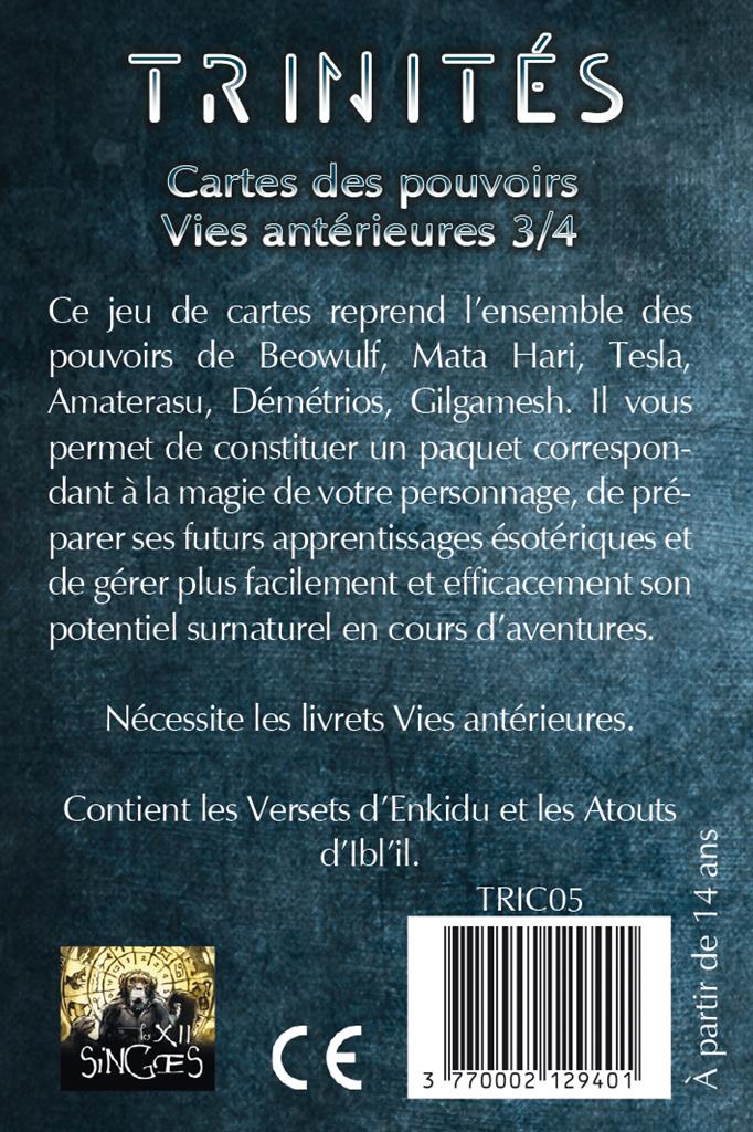 Trinités : Pouvoirs - Vies Antérieures 3