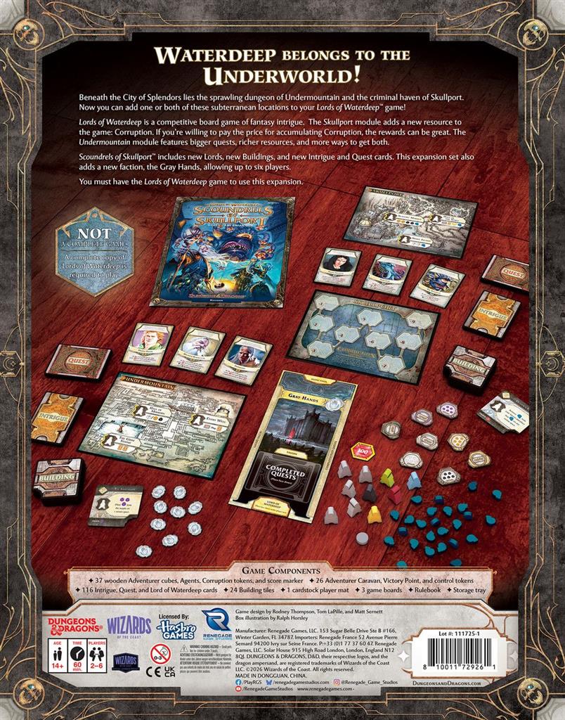 Lords of Waterdeep : Scoundrels of Skullport